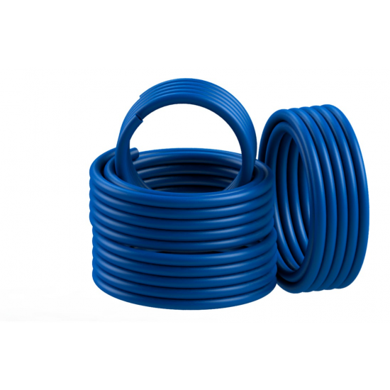 Tubo Pead 20 mm Azul PN 1 MPA PE 80 Rolo 100 metros