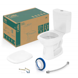 Kit Vaso c/ Caixa Acoplada Branco Like Celite   4 pç Intalaç