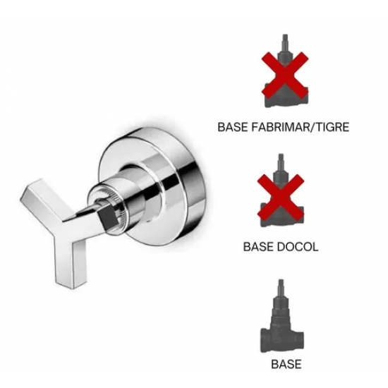 Acabamento Para Registro Celite Up Base Reforma 1/2, 3/4 E 1