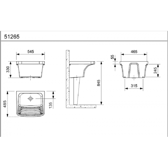 Suport te coluna BR-315