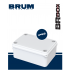 Caixa De Passagem 240x190x125 Ip66 Hermética Branca Brum