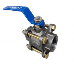 Válvula Esfera Tripartida 1000 Psi Wcb Pp Tr Bsp 2'' Mipel