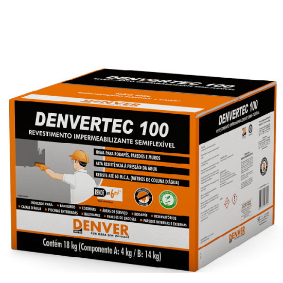 Denvertec 100 Impermeabilizante 18kg Denvertec 100 Impermeabilizante 18kg